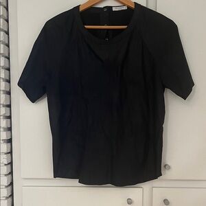 Equipment Femme. 100% Goat leather T-shirt. Size Small.